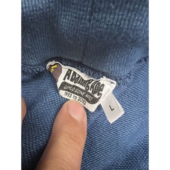 A Bathing Ape Bape X PSG Paris Saint Germain Camo Sweat Shorts Blue Large - Picture 6 of 9